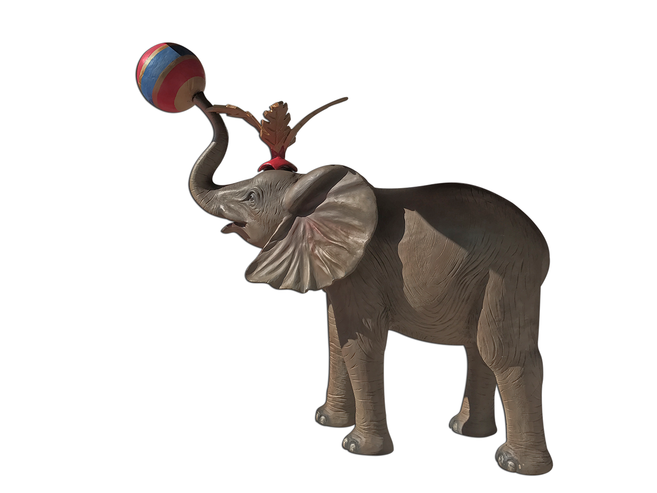 Red Circus Elephant