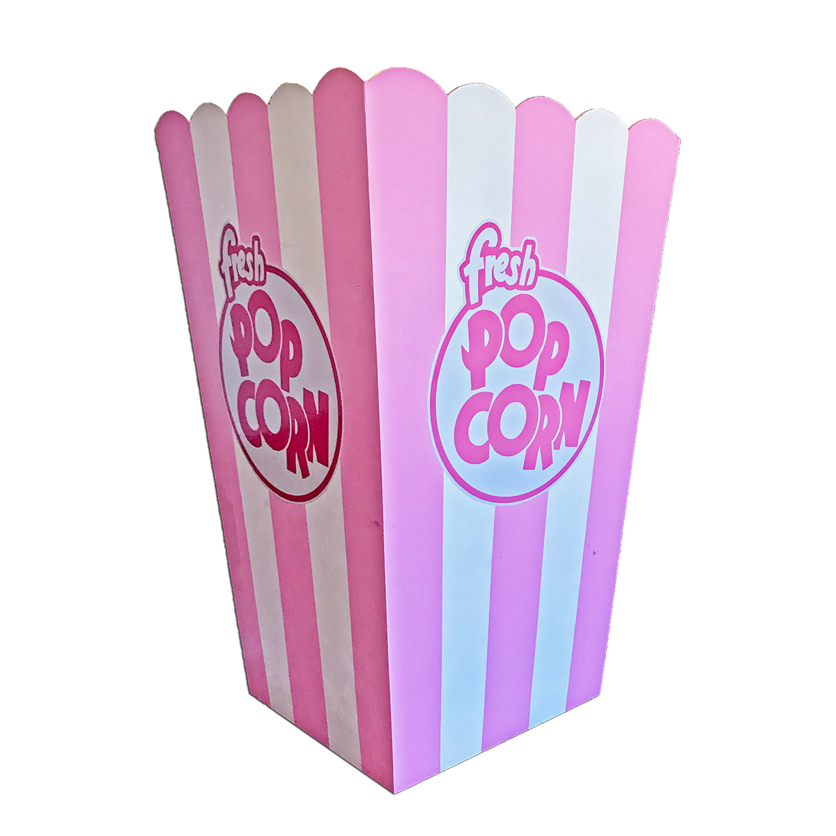 Giant Light Pink Popcorn Box