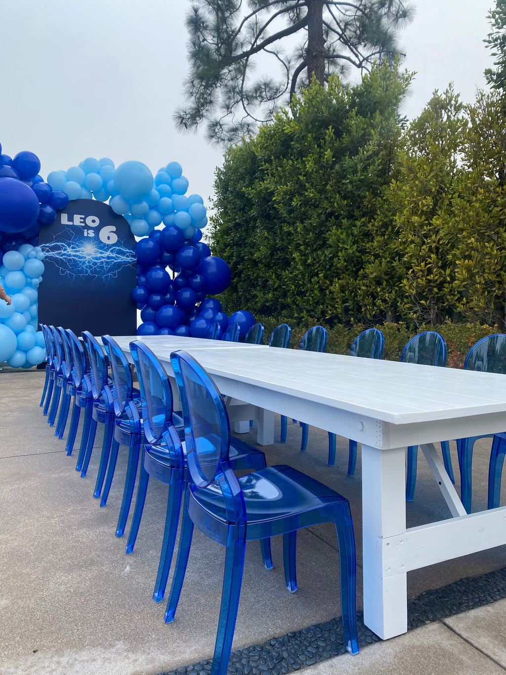 Kids White Farm Table