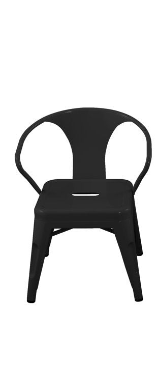 Kids Black Metal Chair