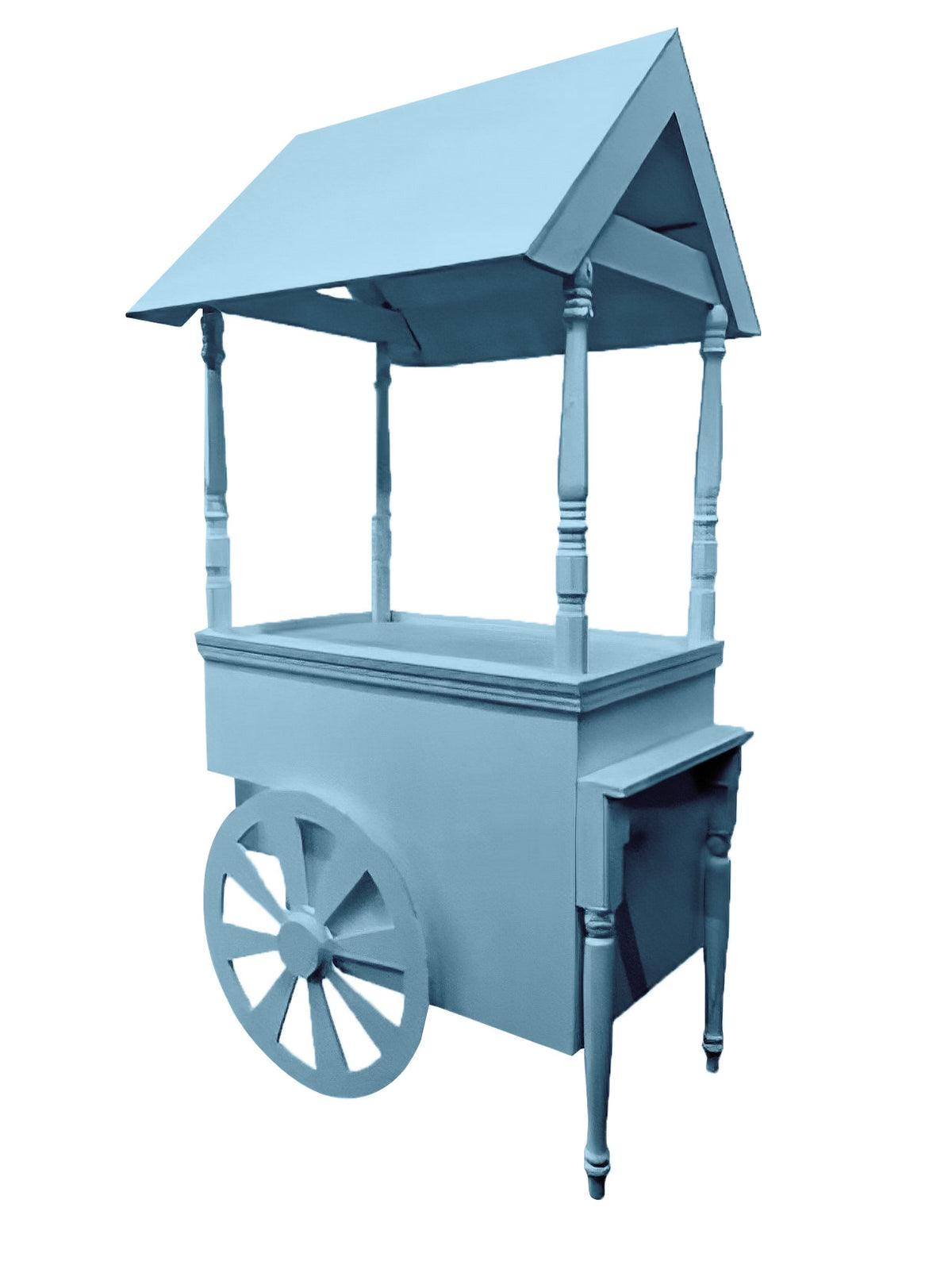 Light Blue Dessert Cart