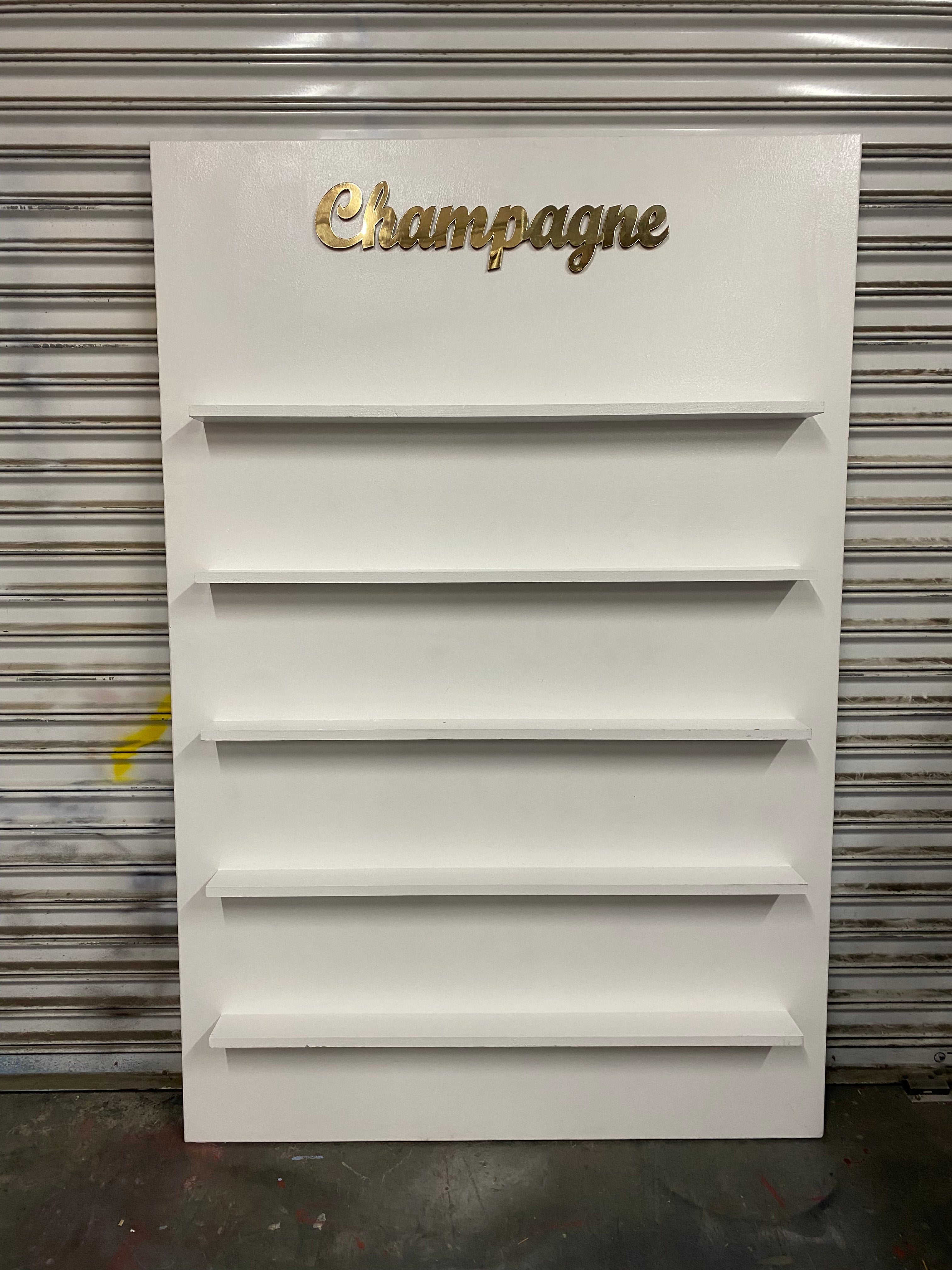 Champagne Shelf