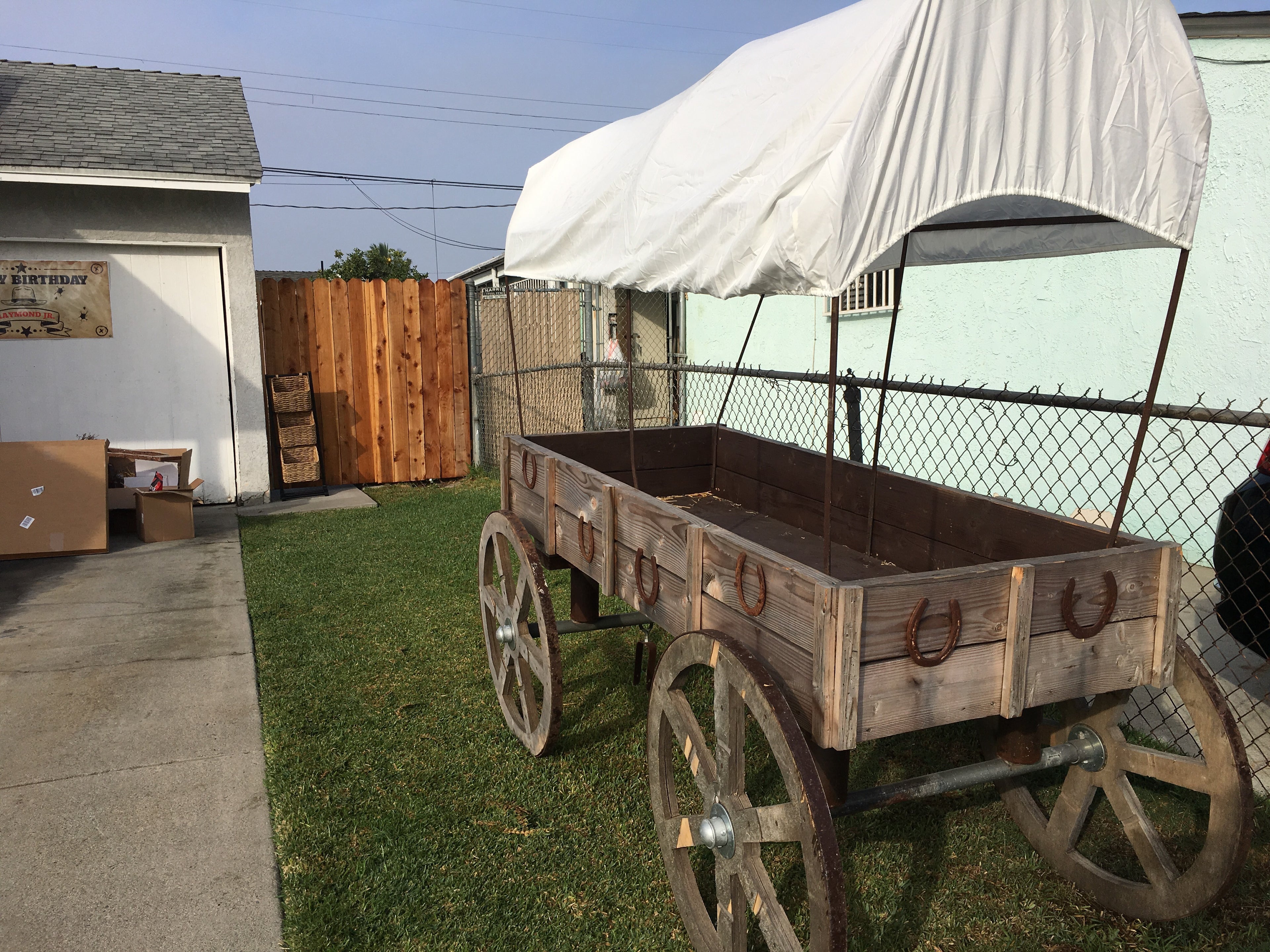 Covered Western Wagon