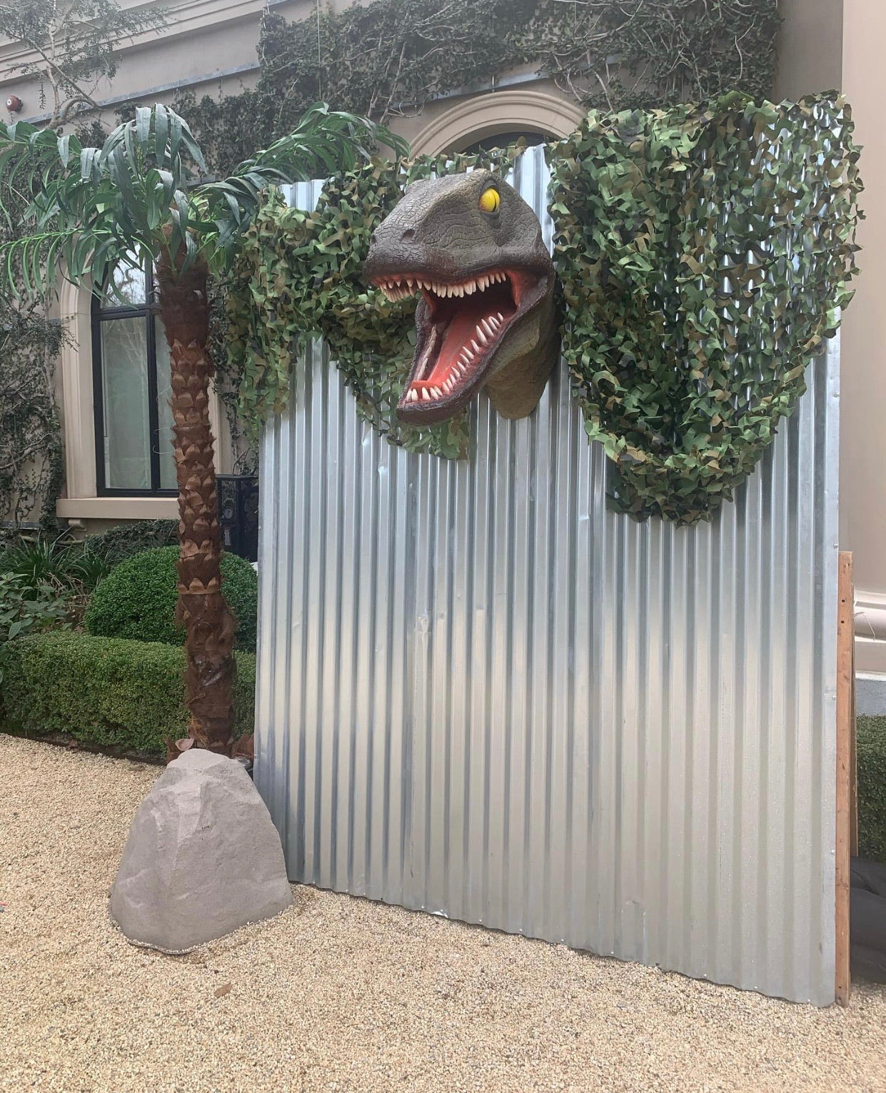 Dinosaur Head Backdrop