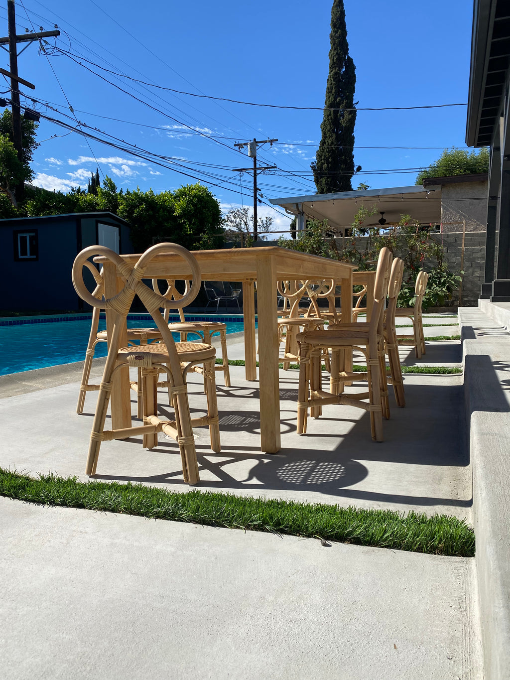 Kids Rattan Bow Chair