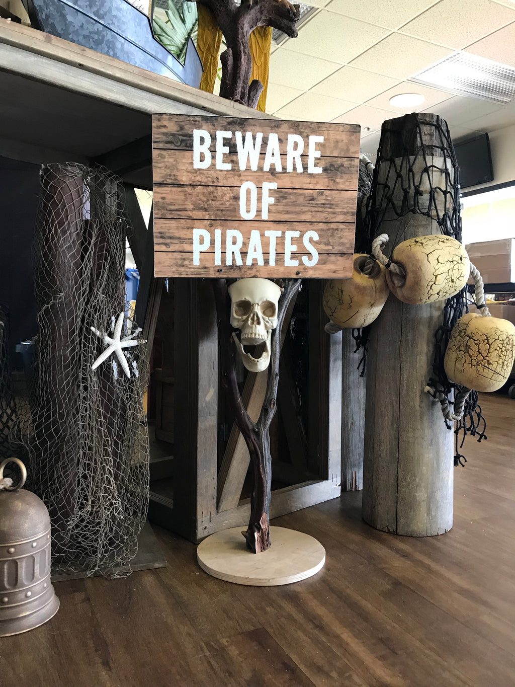 Beware Of Pirates Stand