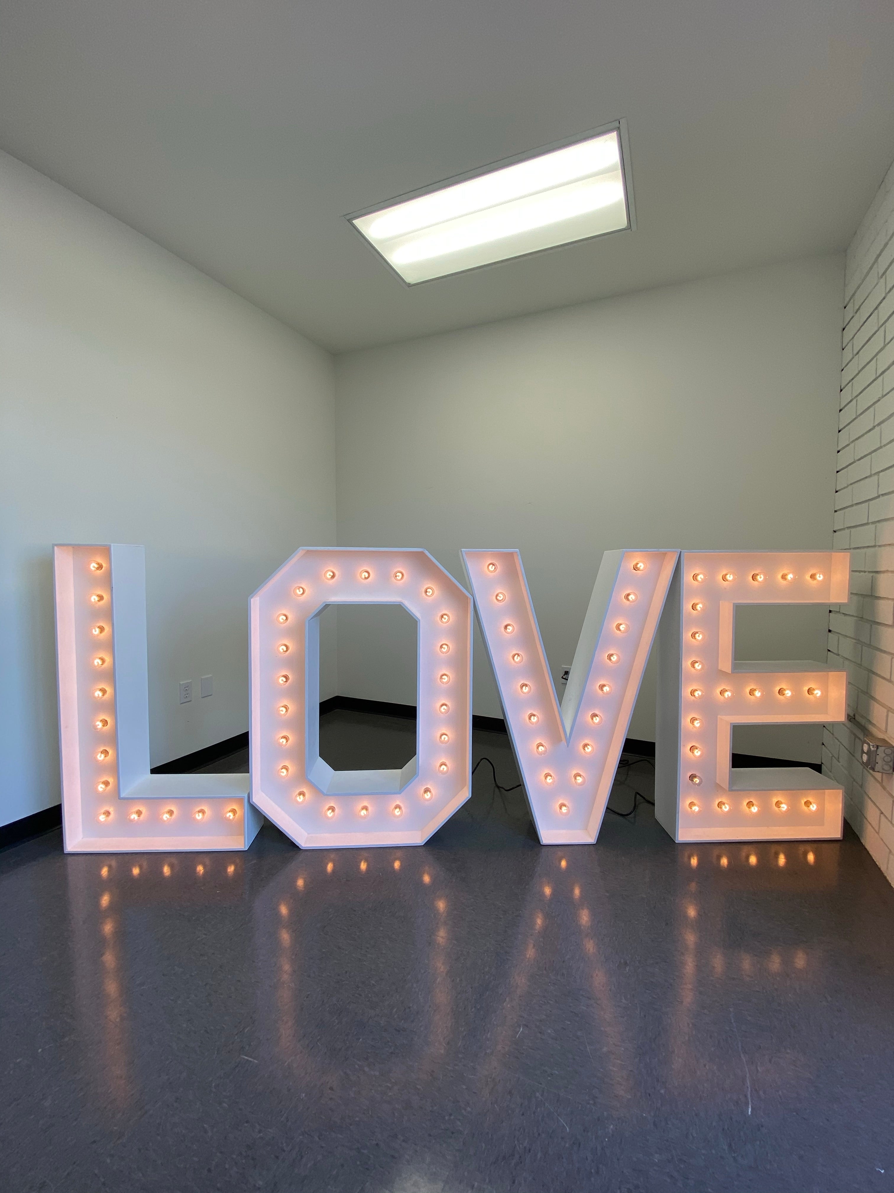 LOVE Marquee Letters