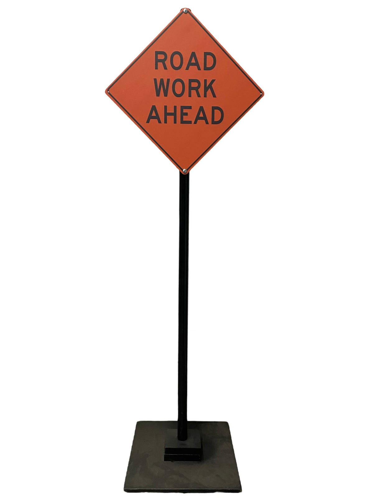 Road Work Ahead Stand