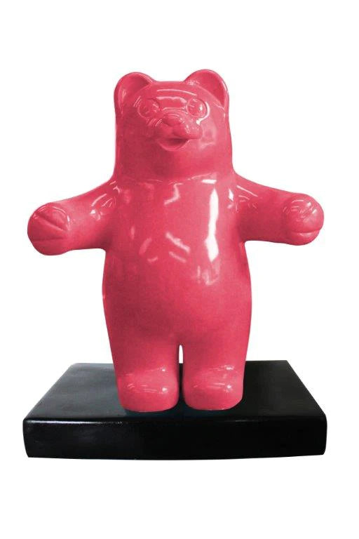 Mini Hot Pink Gummy Bear Centerpiece