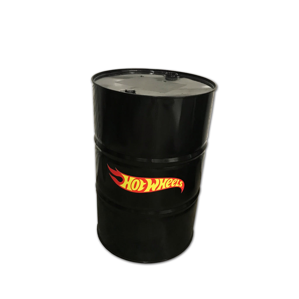 Black Hot Wheels Barrel