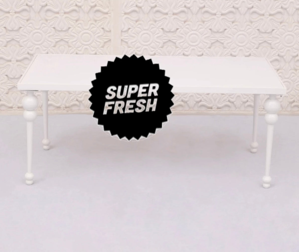 Kids White Gloss Table