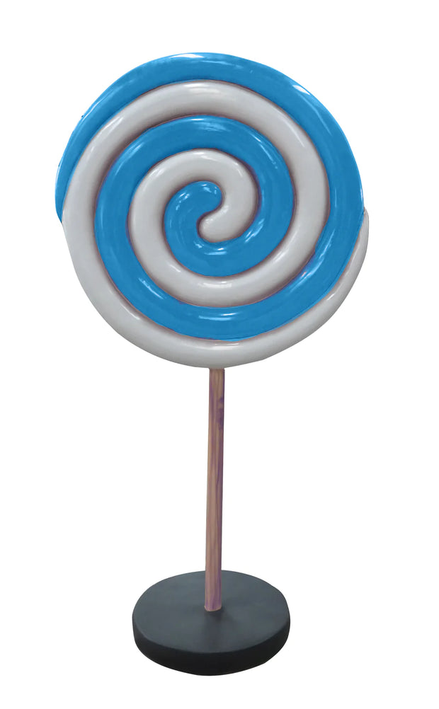 Blue Round Lollipop Twist