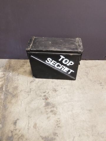Black Top Secret Bomb Box