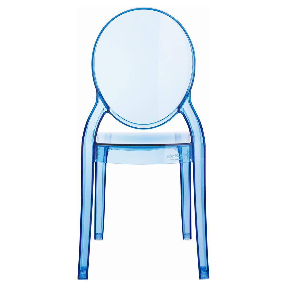 Kids Blue Armless Ghost Chair
