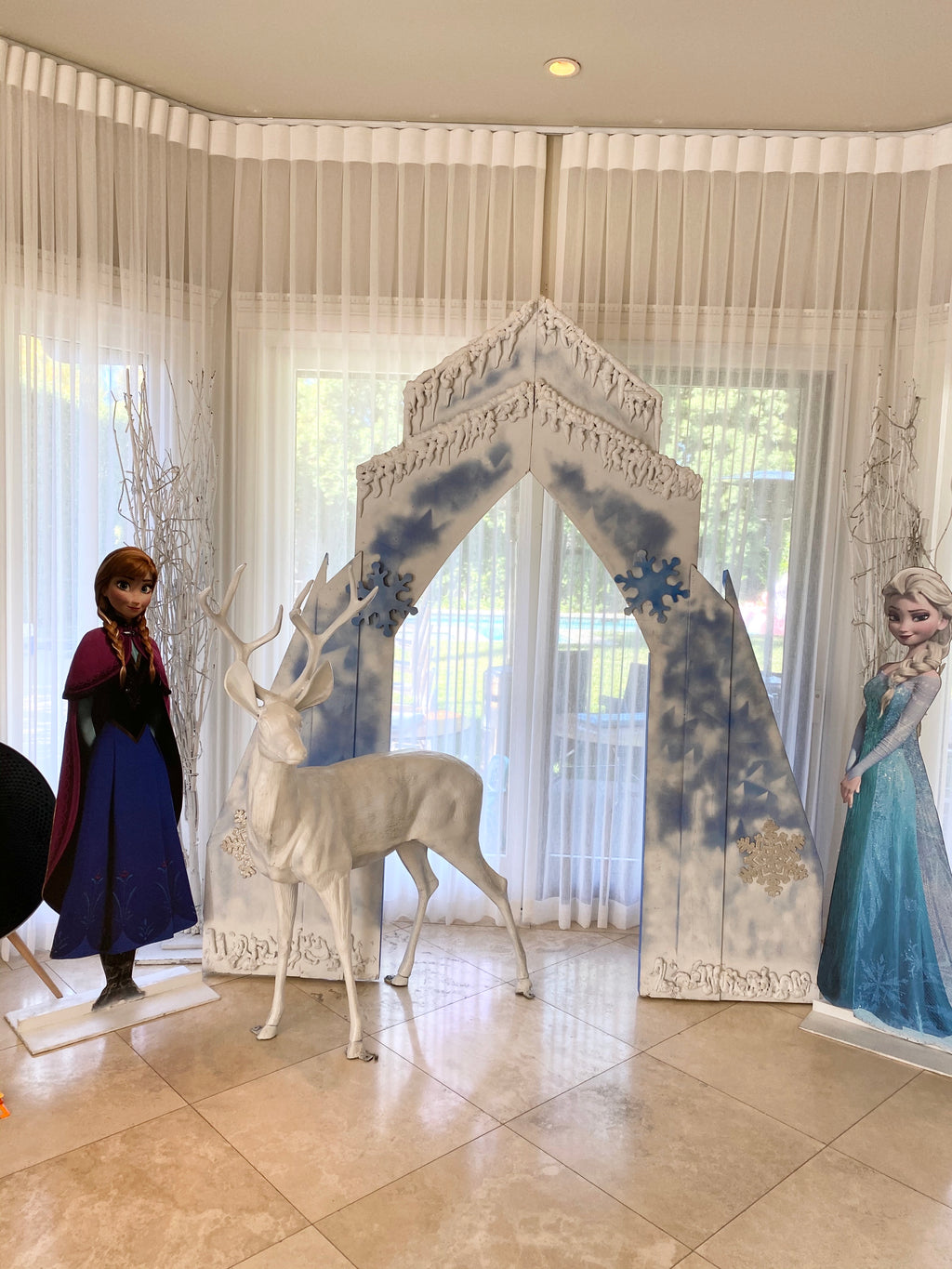 Ana Wood Cut Out Standee