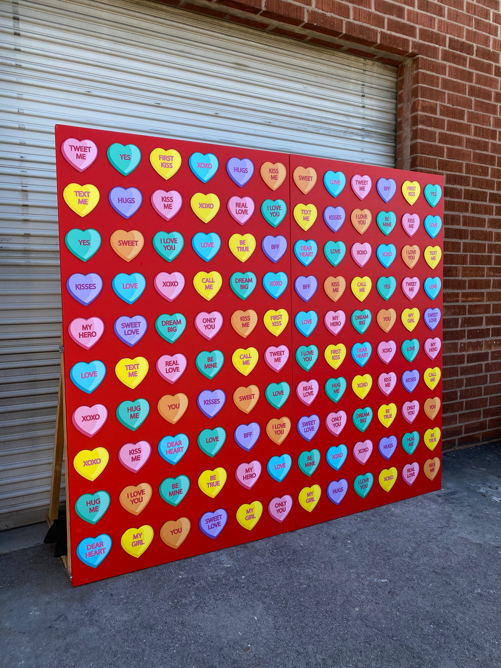 Heart Kisses Backdrop