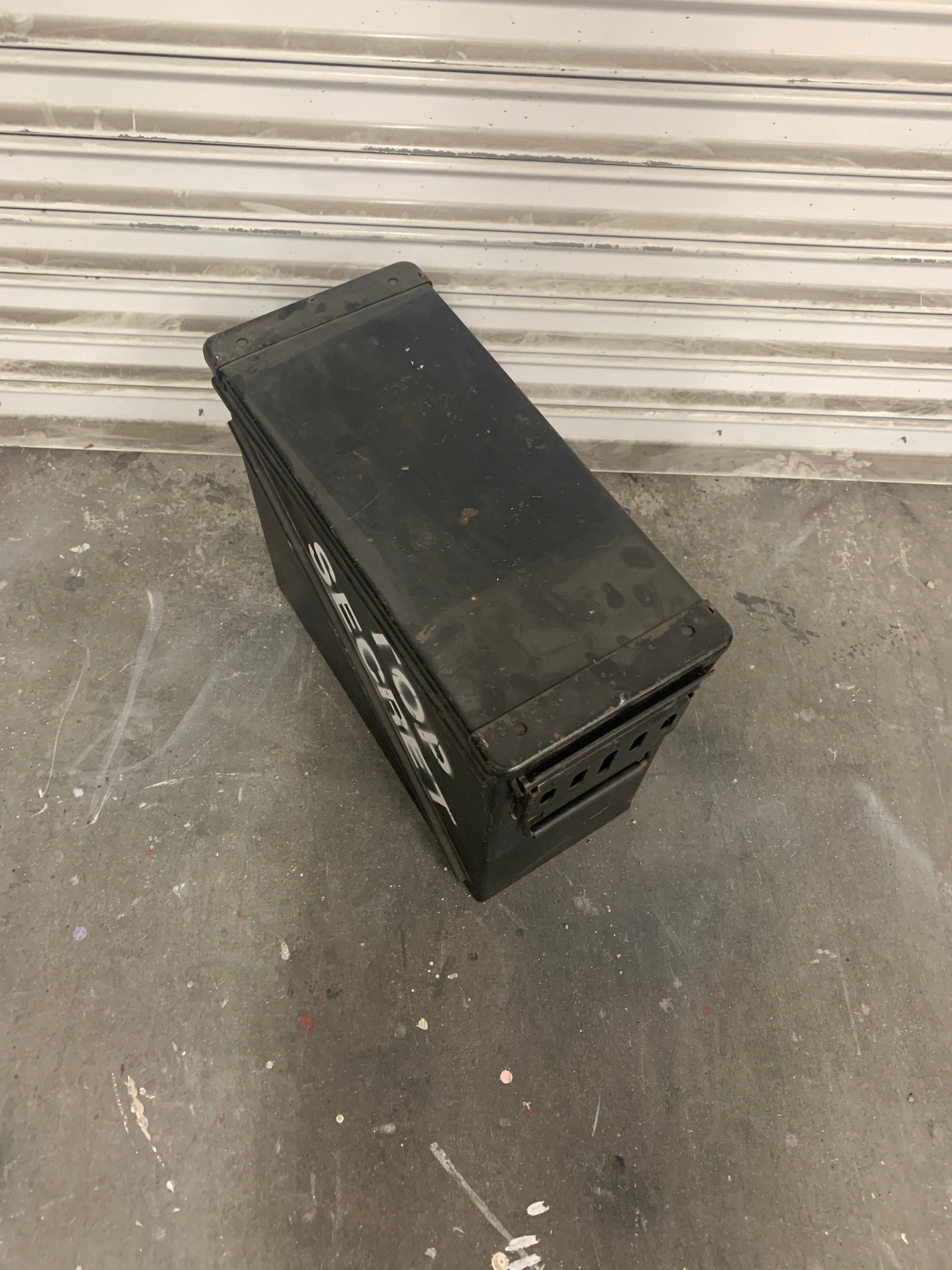 Black Top Secret Bomb Box