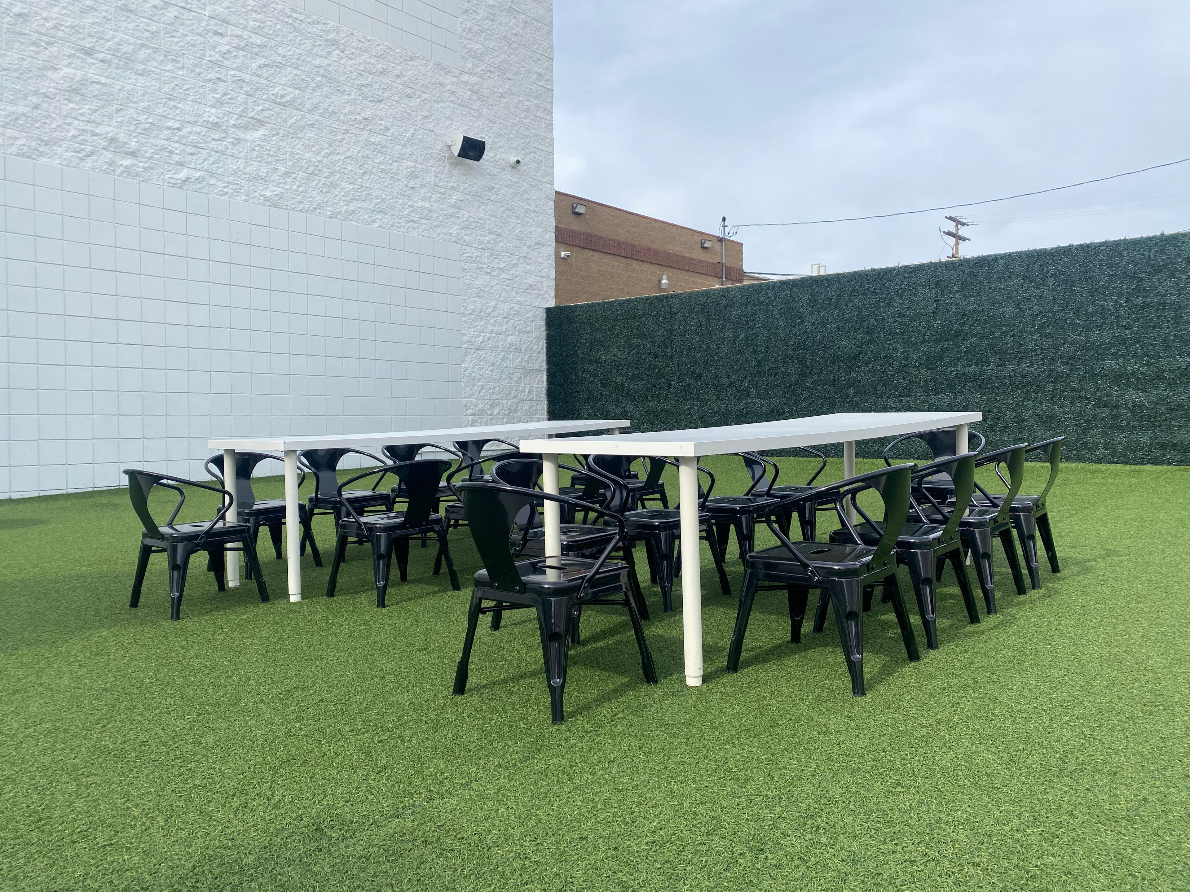 Kids Black Metal Chair