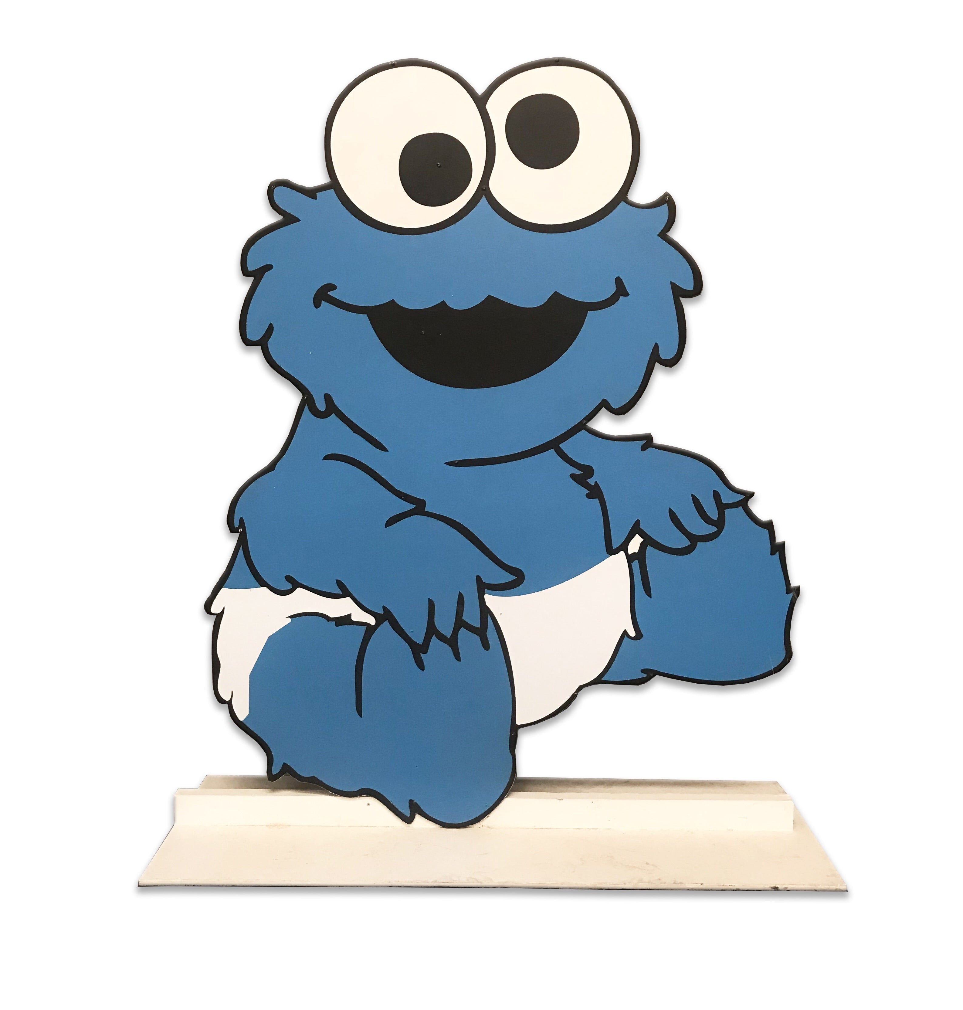 Baby Cookie Monster Wood Cut Out Standee