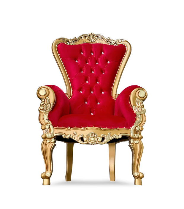Red/Gold Royal Throne Chair