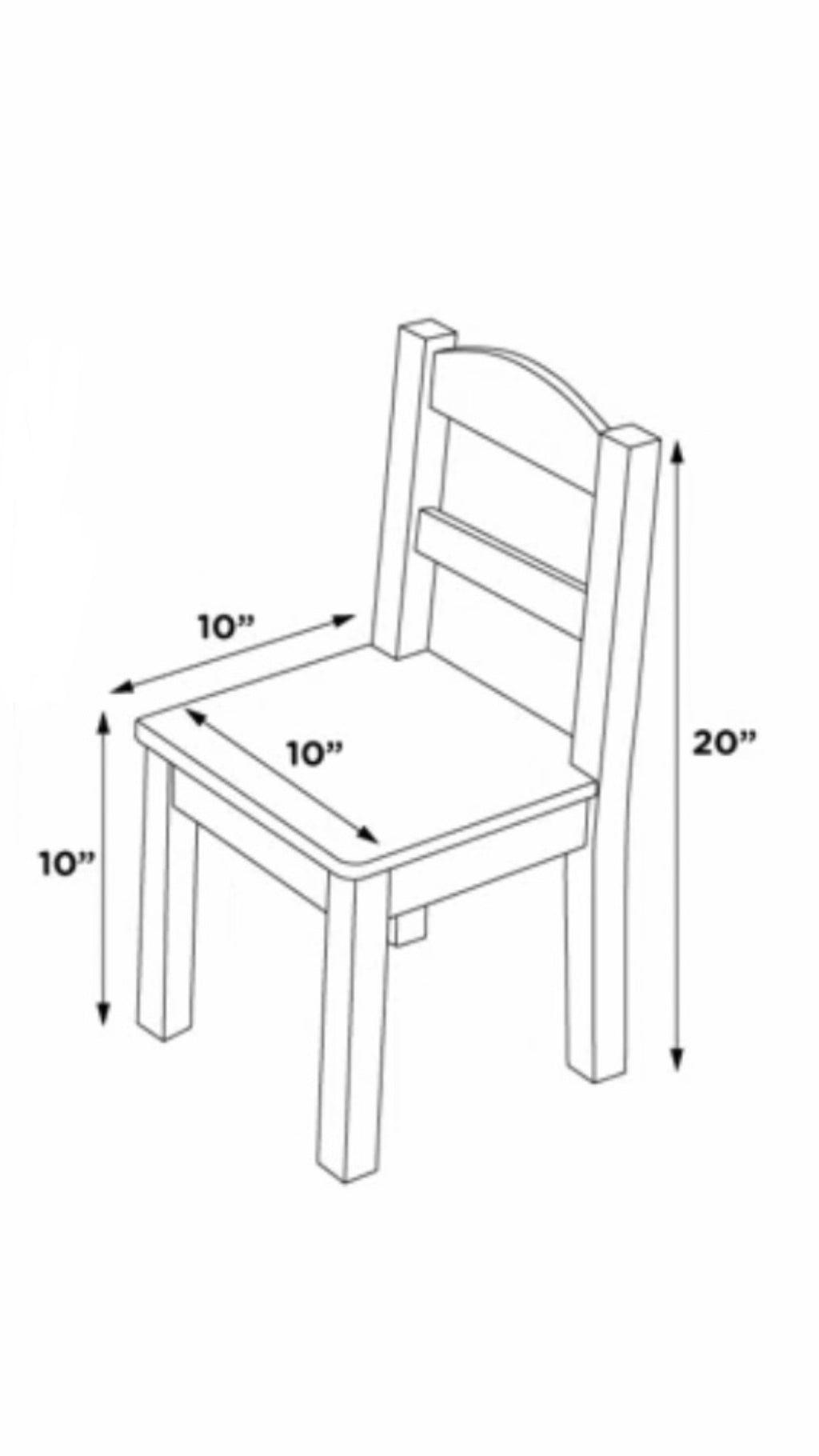 Kids Yellow Aztlan Chair