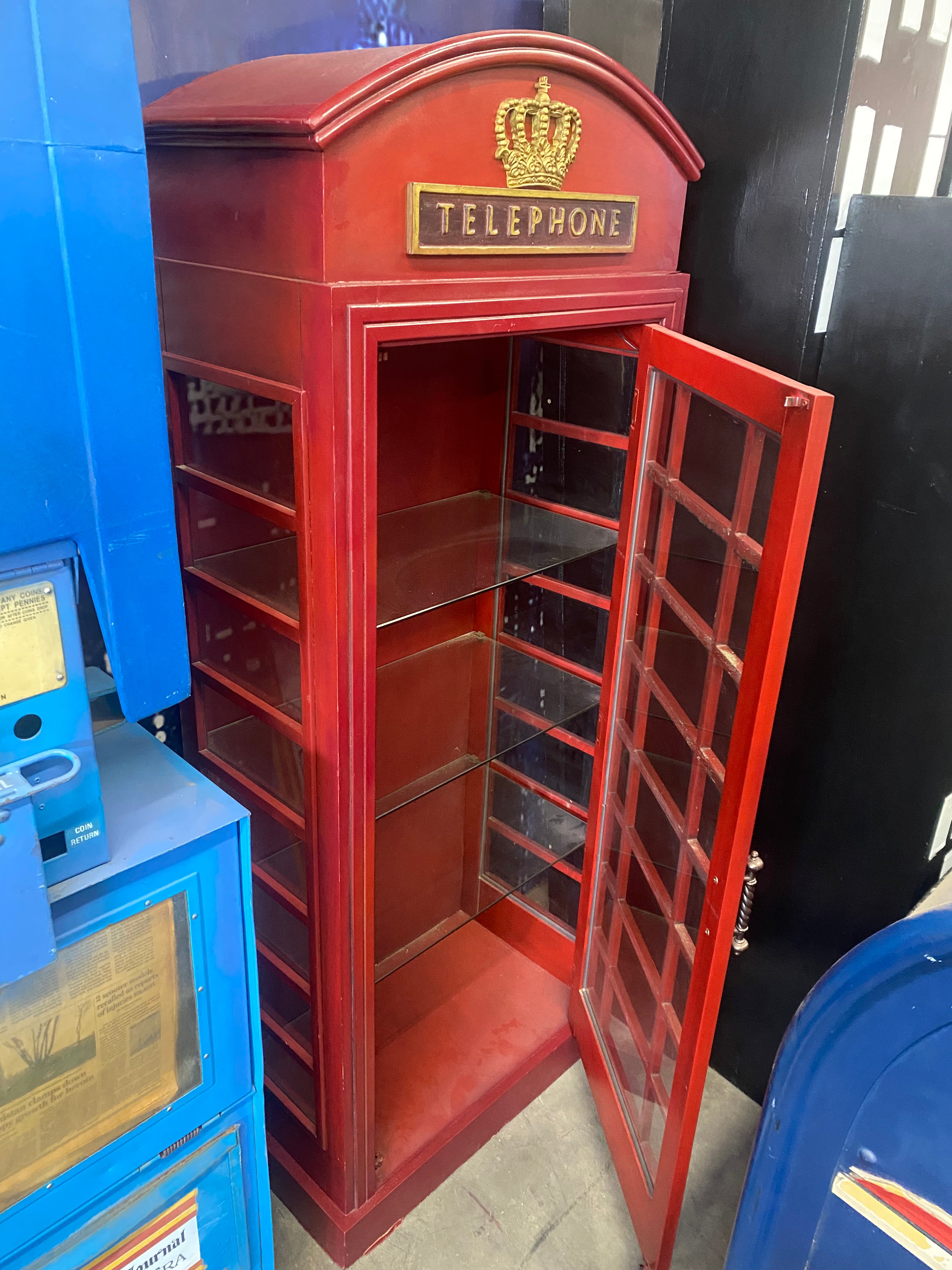 Small British Telephone Booth