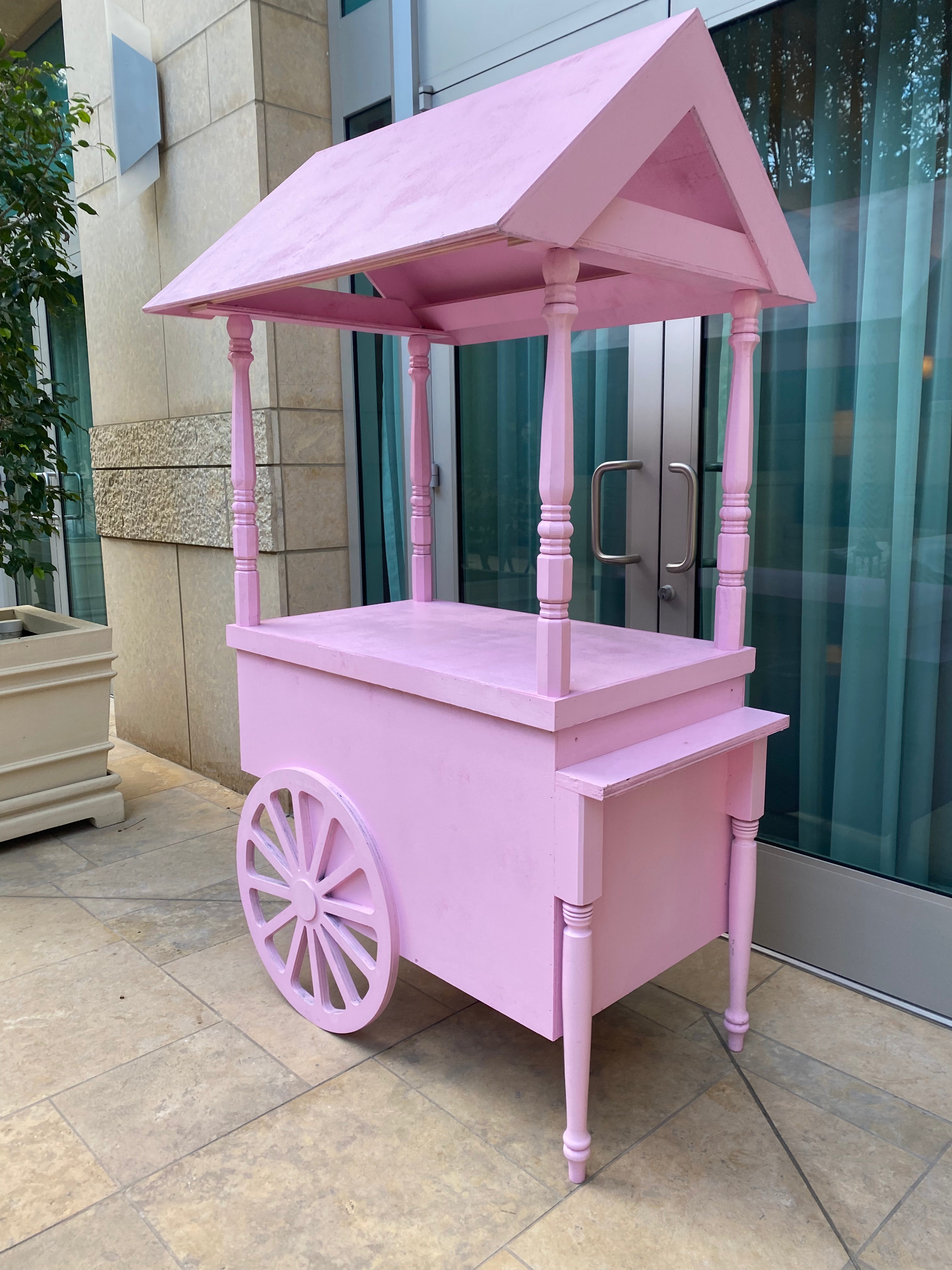 Light Pink Dessert Cart