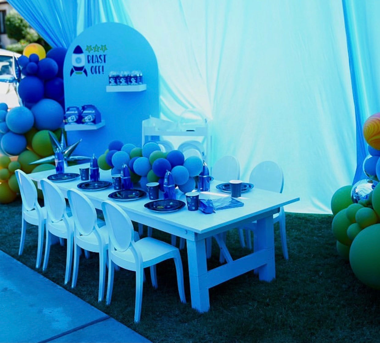 Kids White Ghost Chair