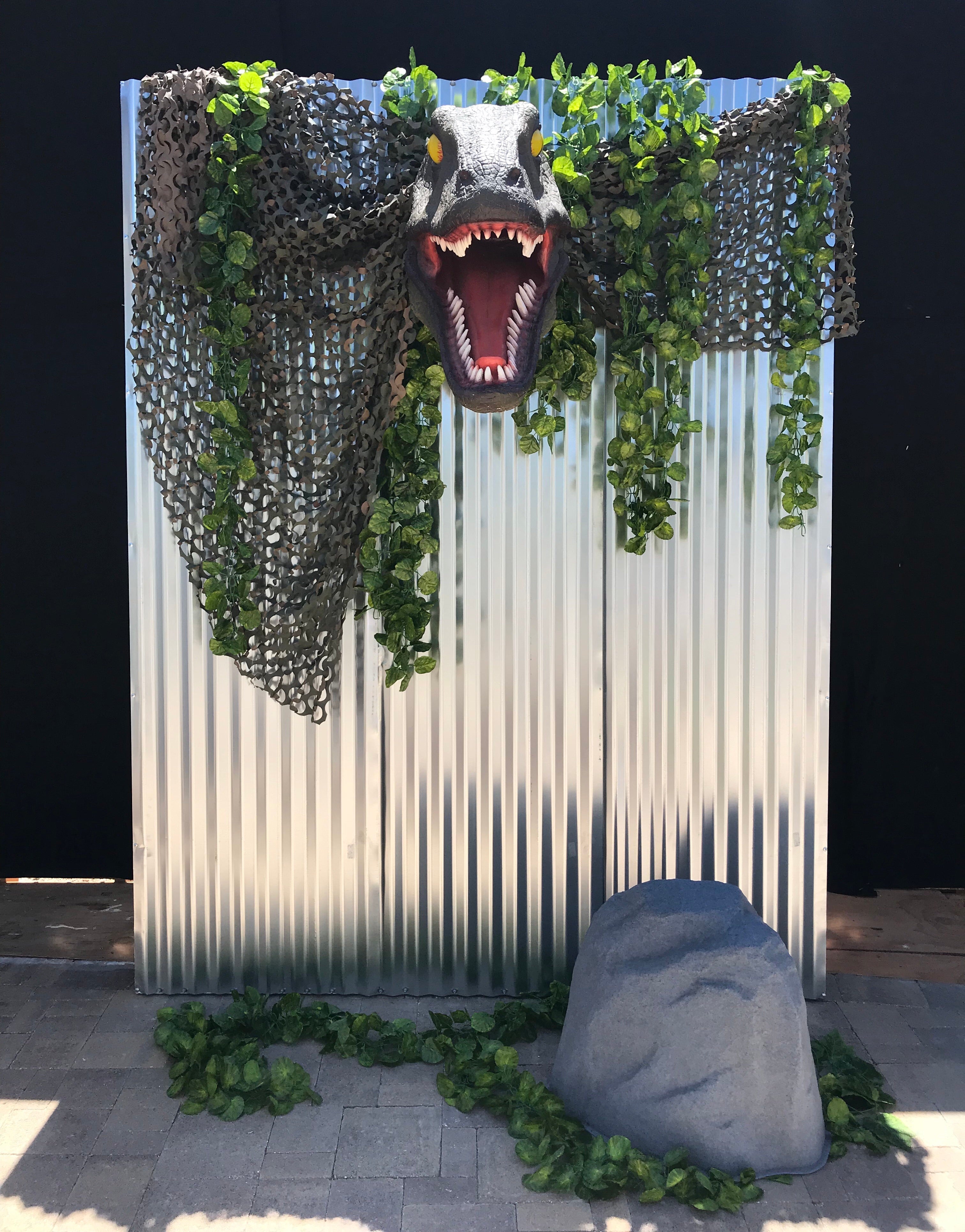 Dinosaur Head Backdrop
