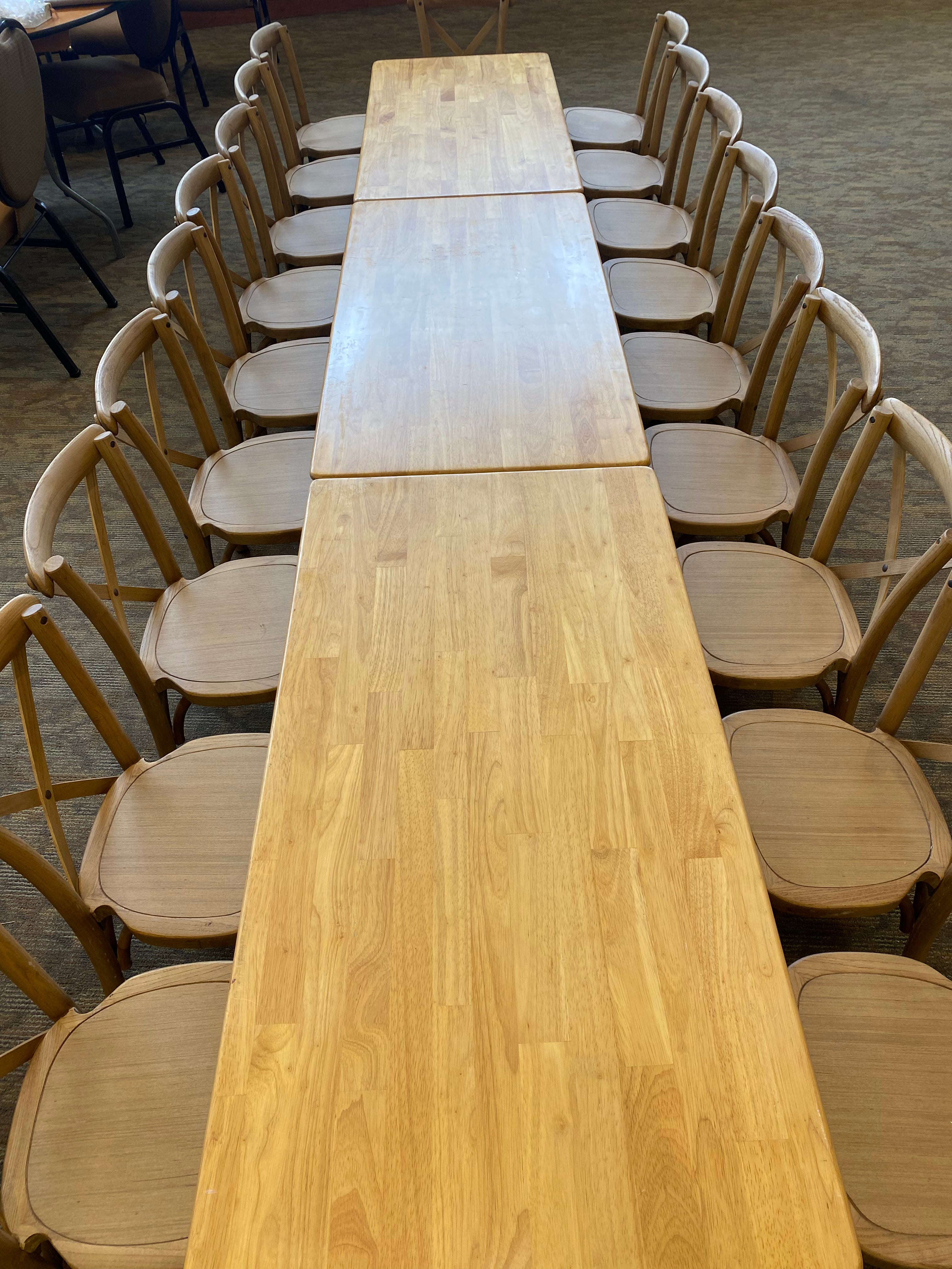 Kids Natural Wooden Table
