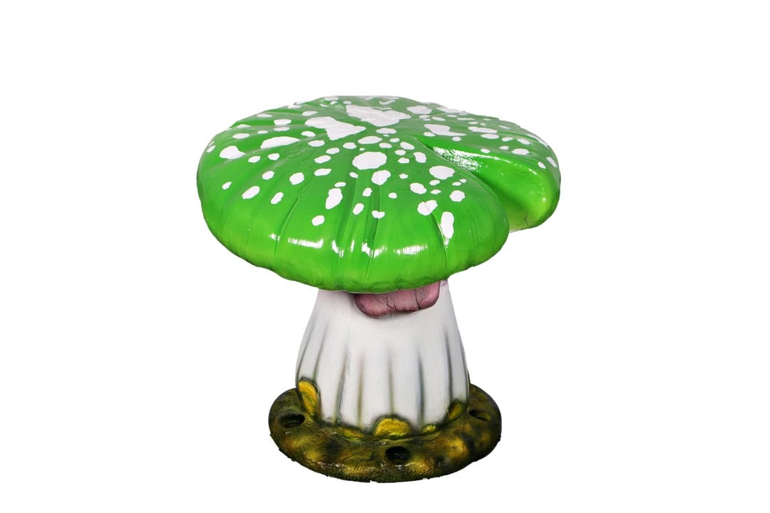 Green Top Mushroom Stool