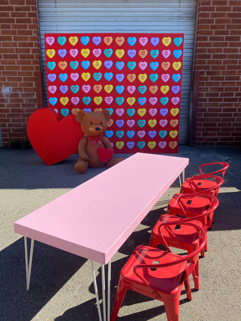 Heart Kisses Backdrop