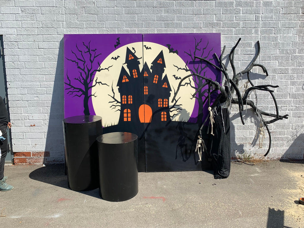 The Monster House Backdrop