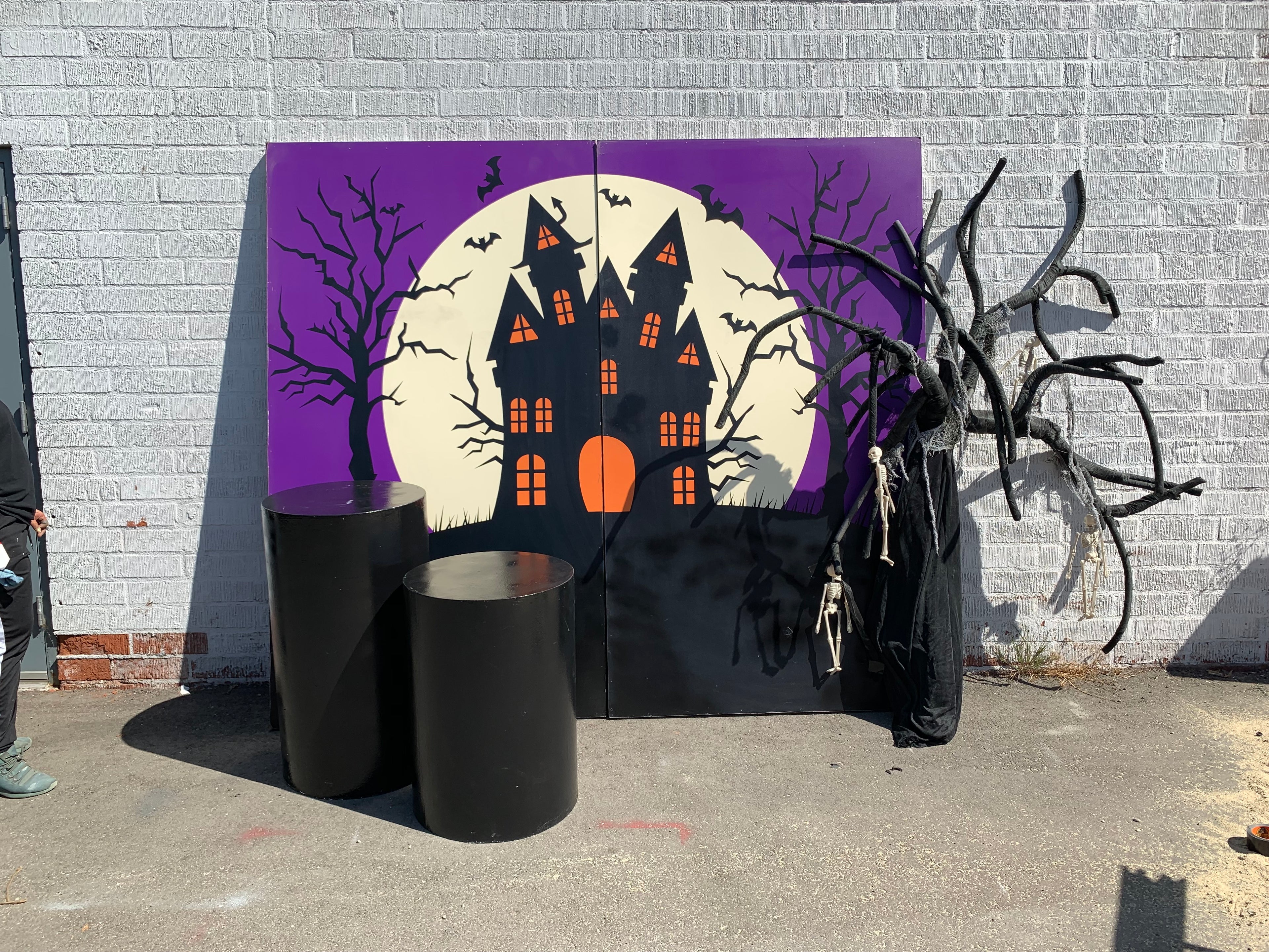The Monster House Backdrop