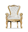 Adult Gold & White Royal Chair