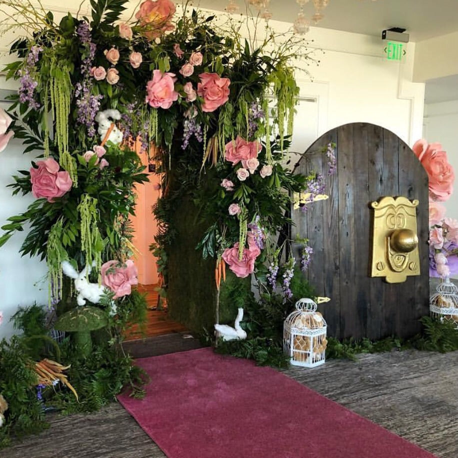 Alice in Wonderland Large Door