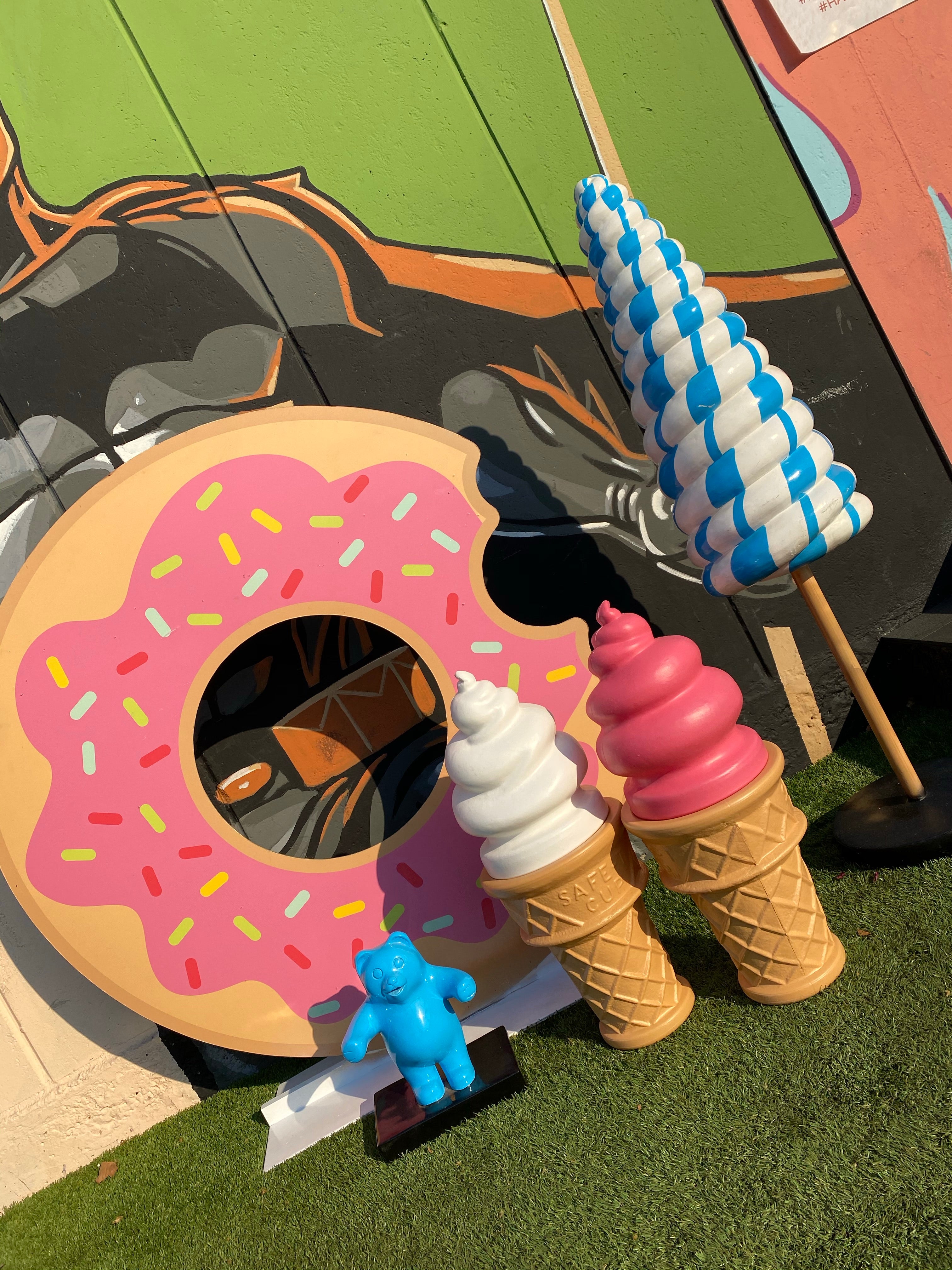 Blue Twister Cone Lollipop