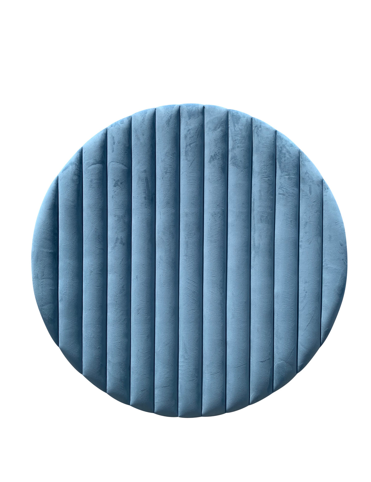 Light Blue Velvet Circle Backdrop