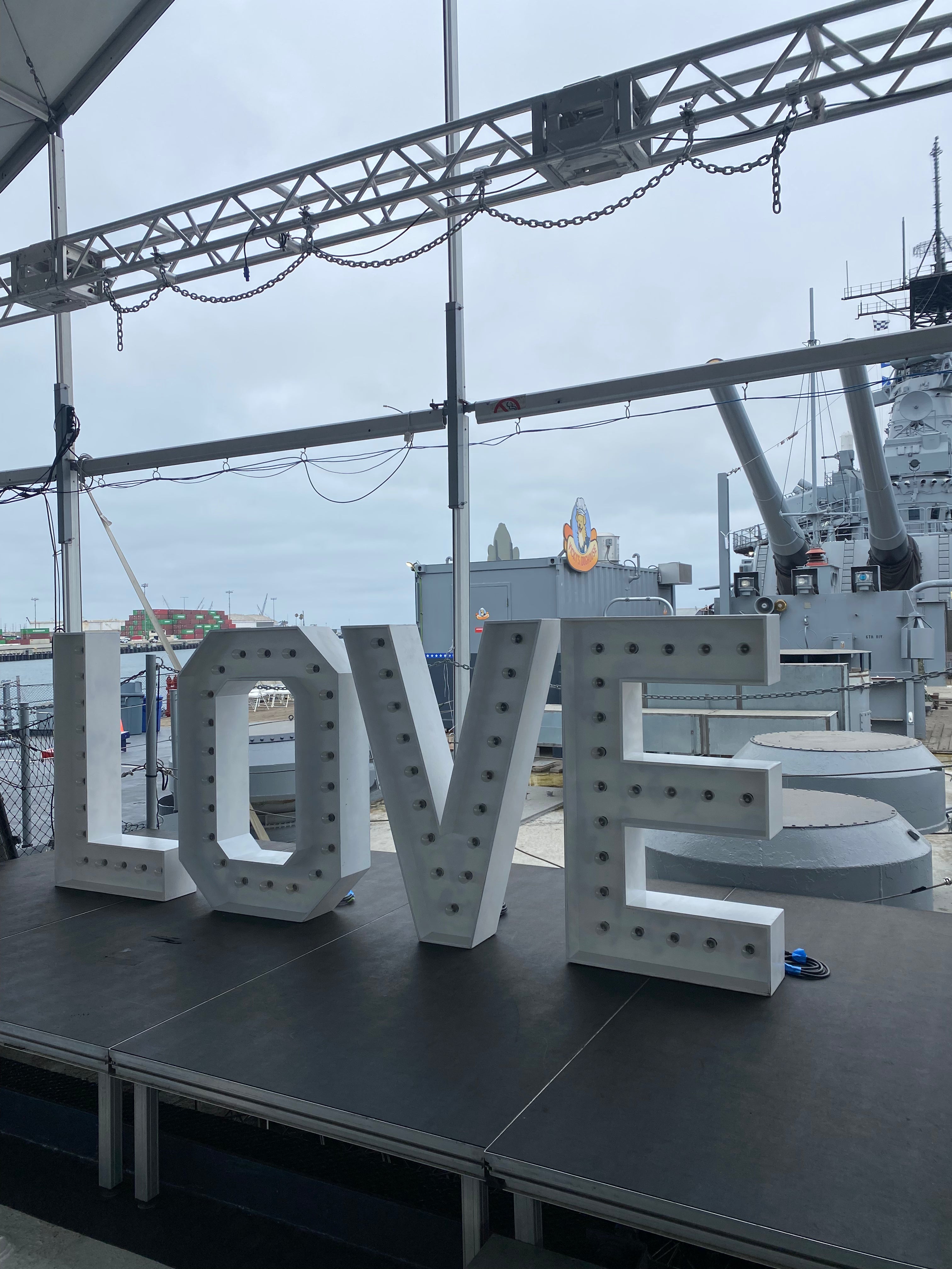 LOVE Marquee Letters