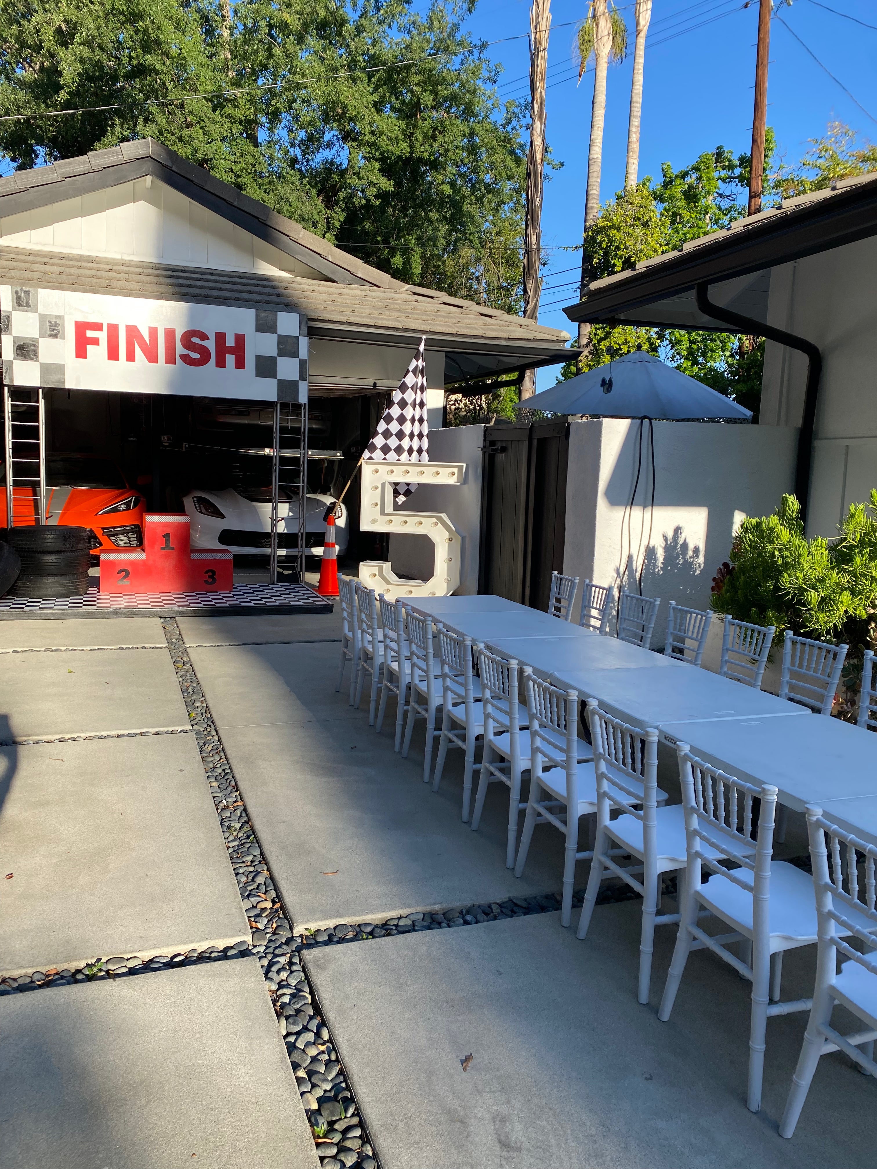 Kids White Chiavari Chair