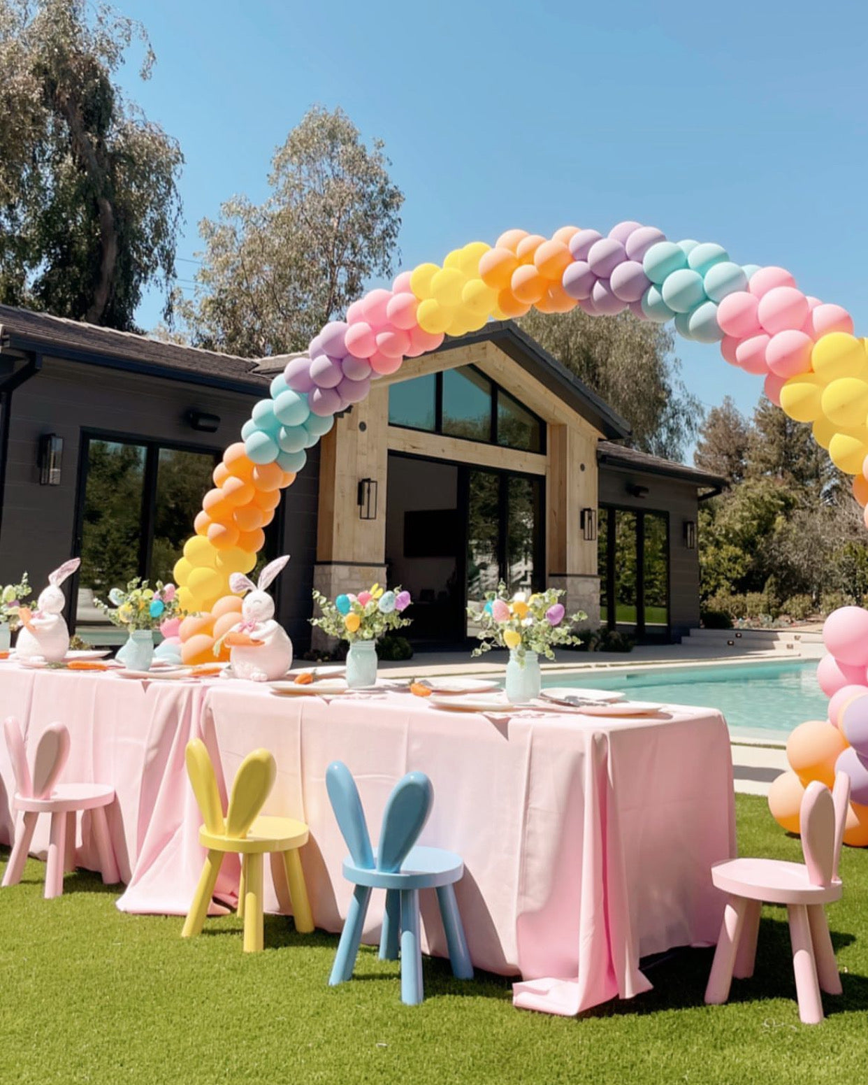 Kids Lavender Bunny Chair