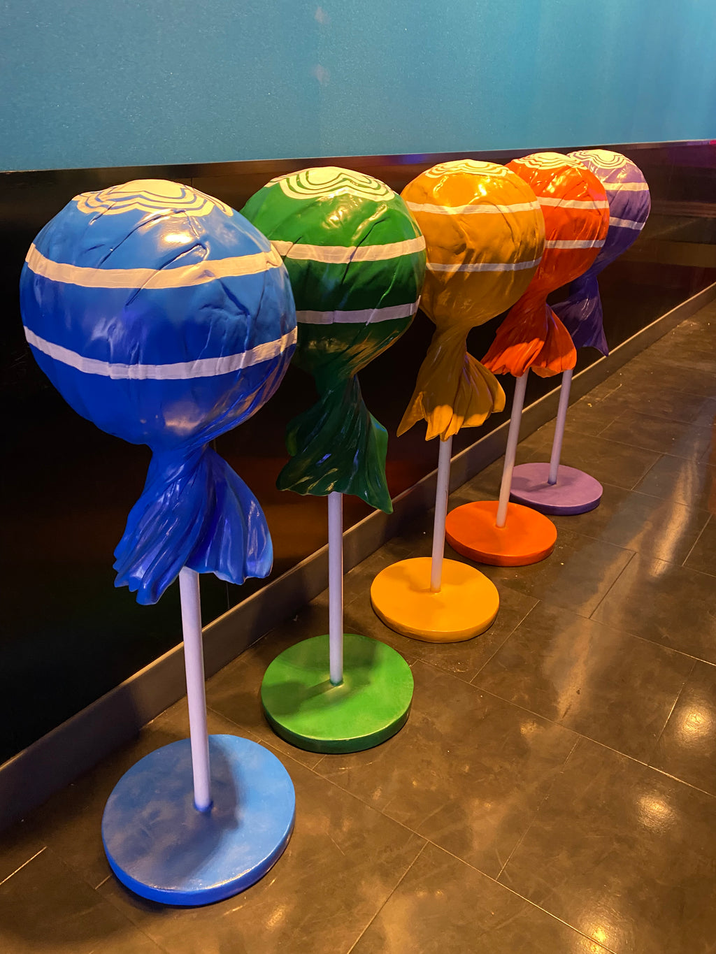 Blue Wrapped Blow Pop