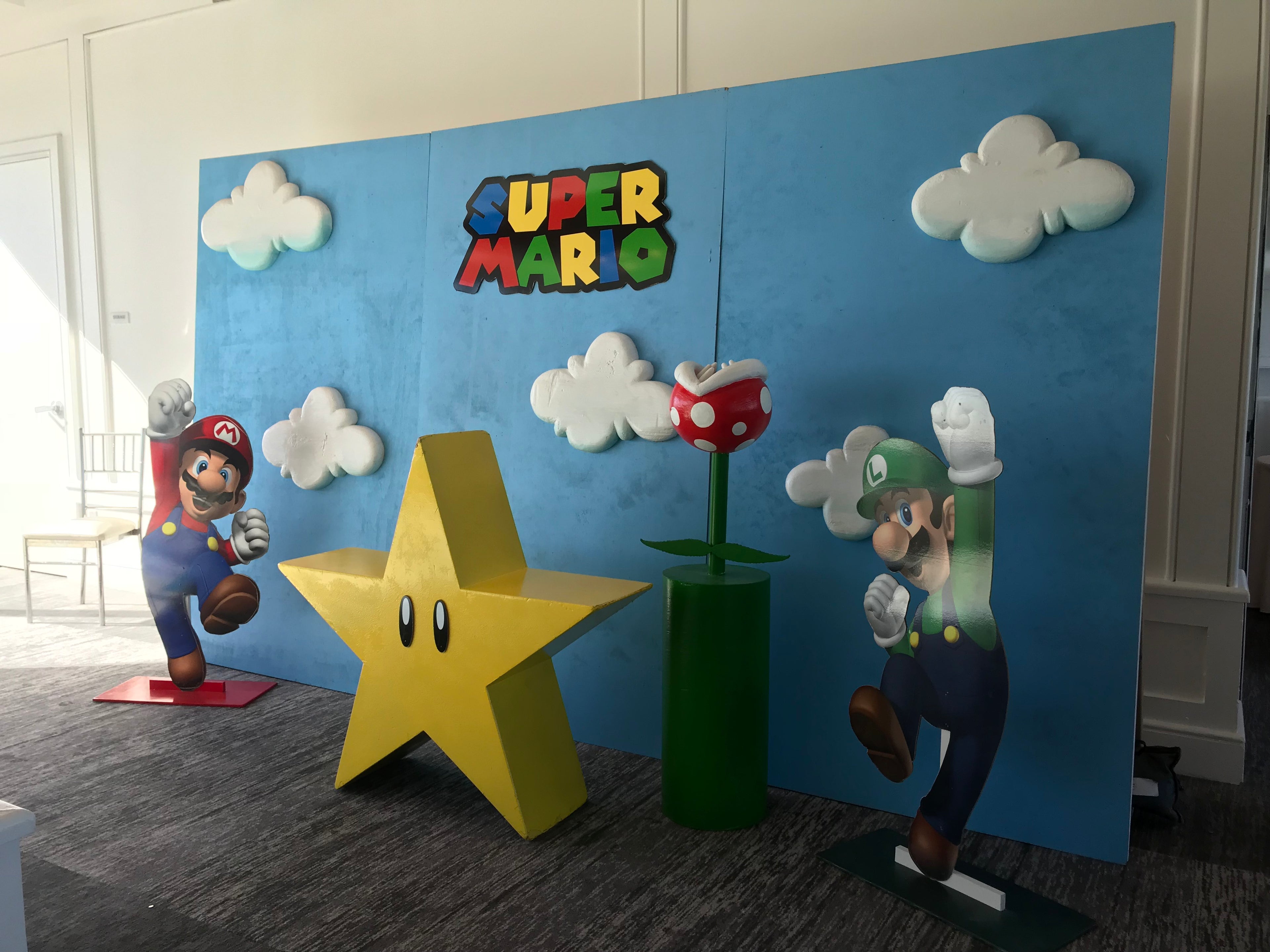 Luigi Wood Cut Out Standee