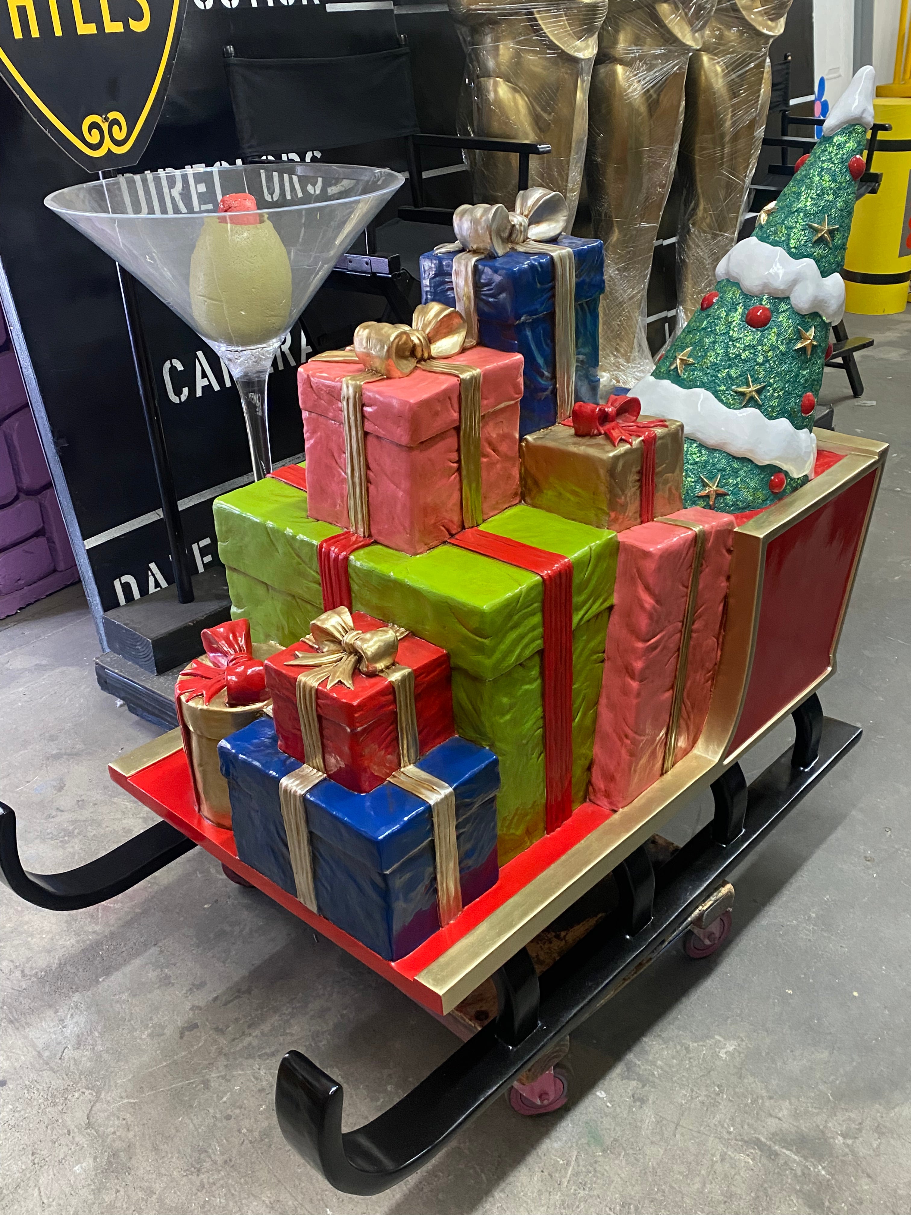 Sleigh Filled With Gifts