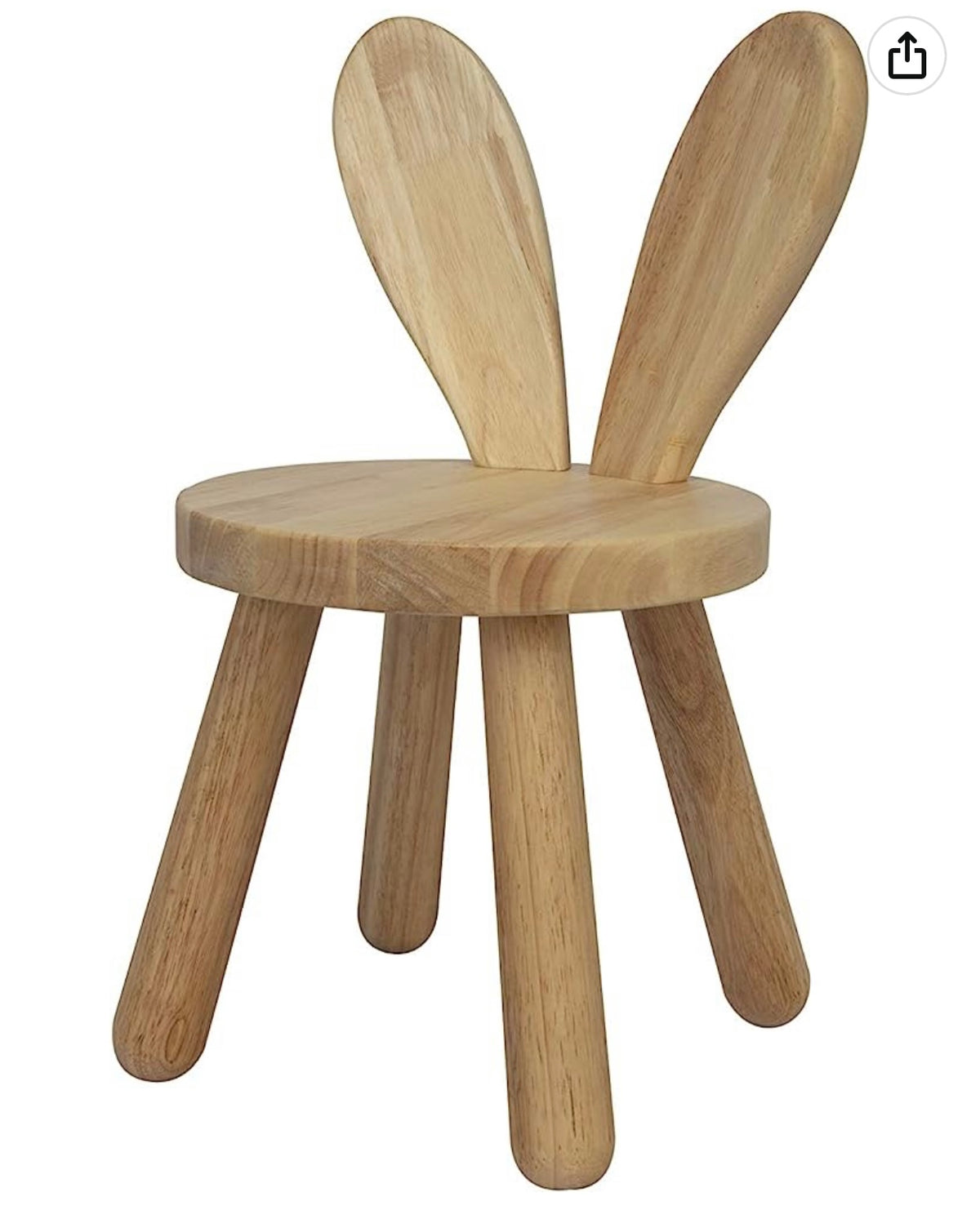 Kids Natural Bunny Chair
