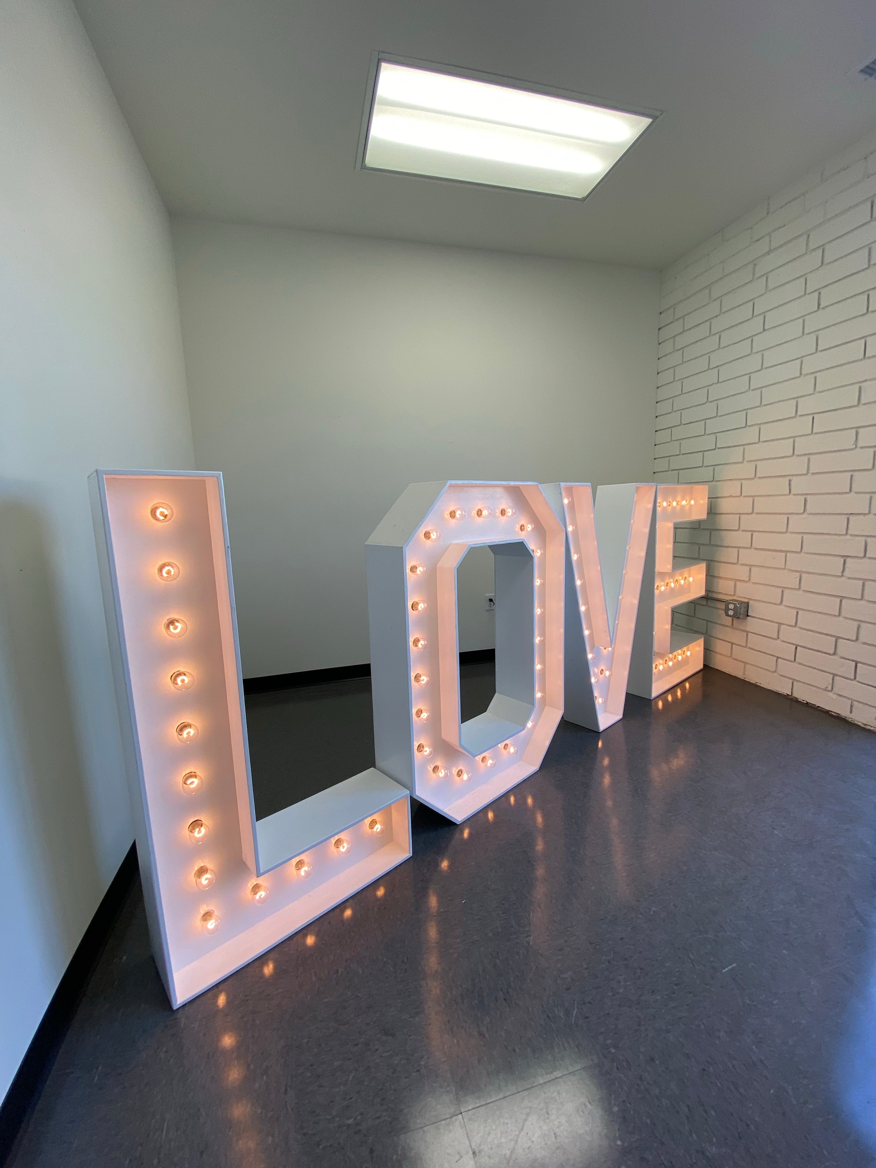 LOVE Marquee Letters