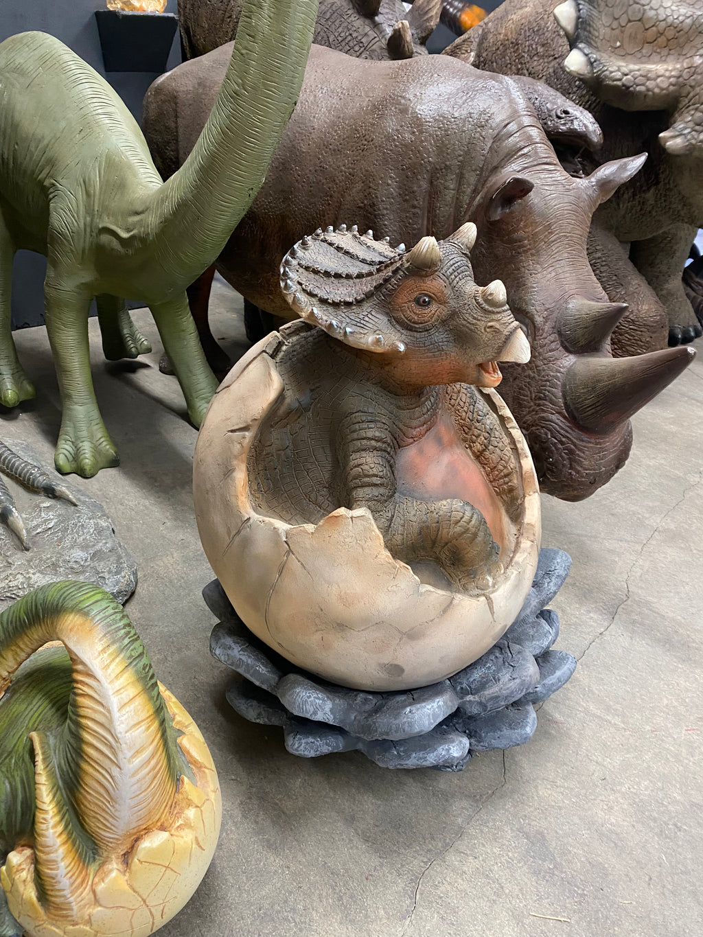 Triceratops Dinosaur Egg