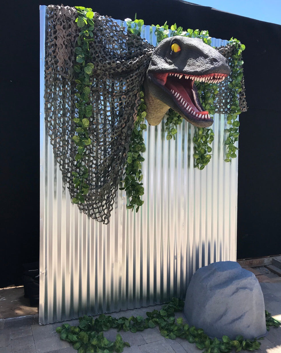 Dinosaur Head Backdrop