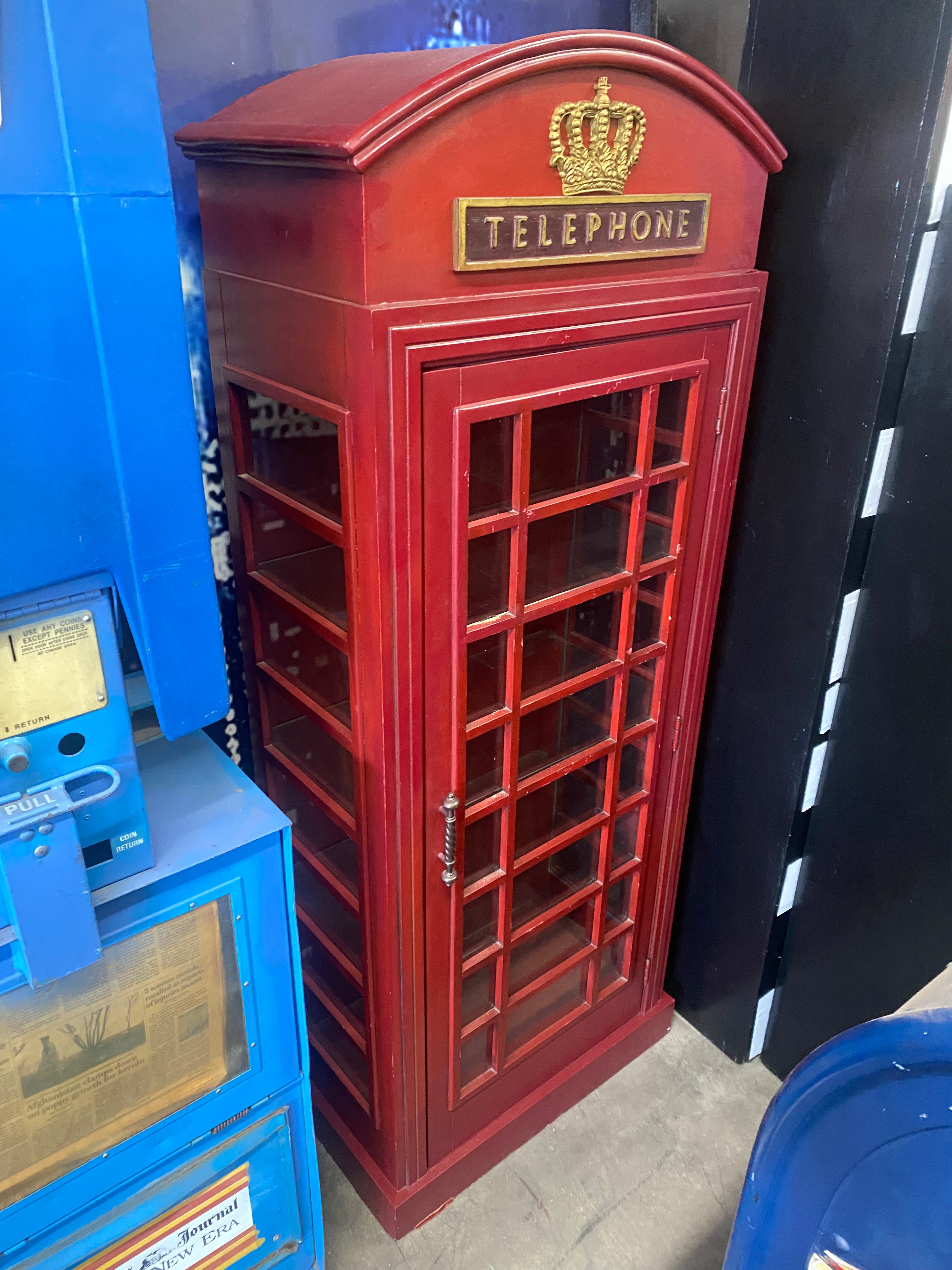 Small British Telephone Booth