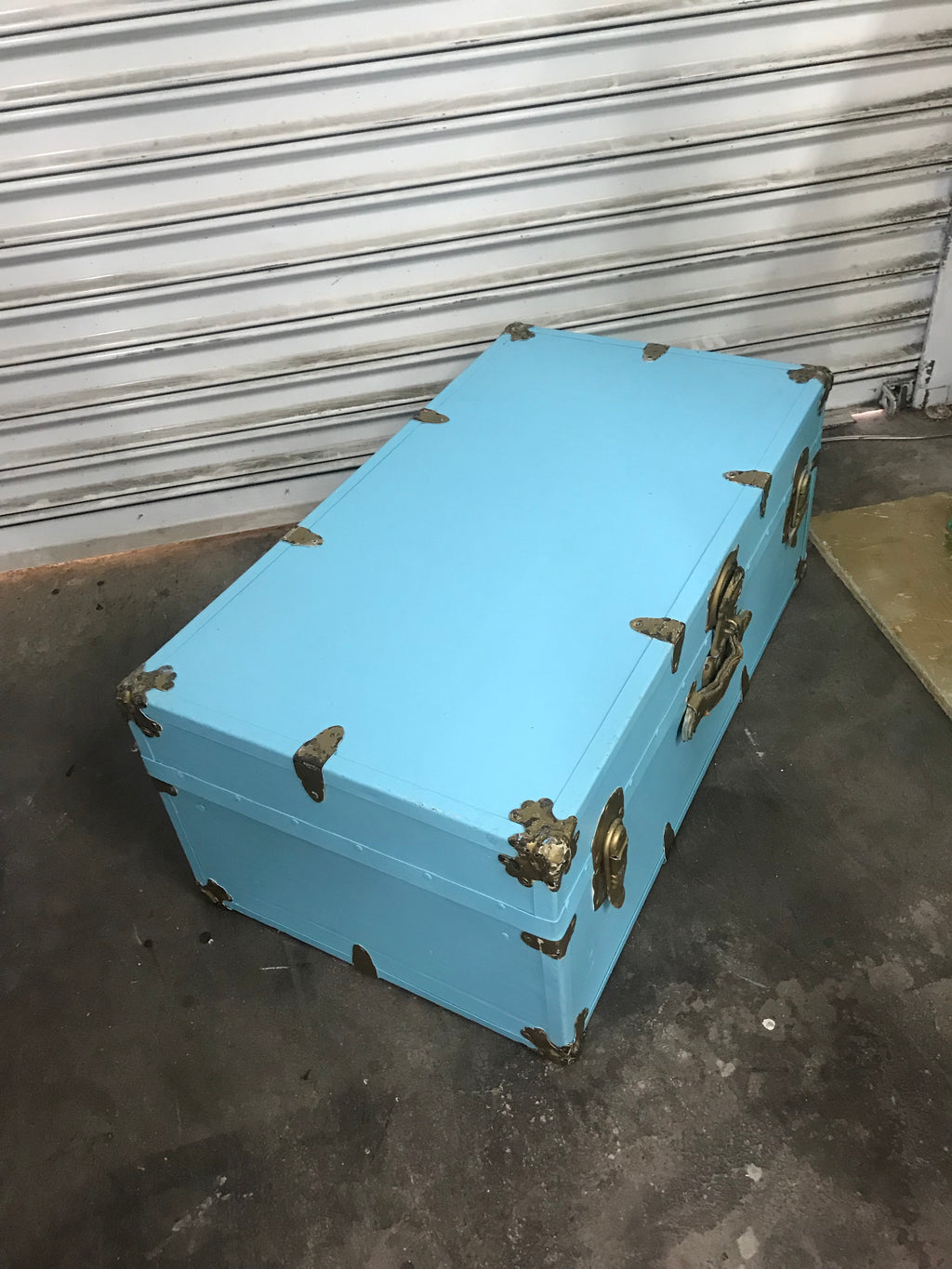 Blue Vintage Trunk
